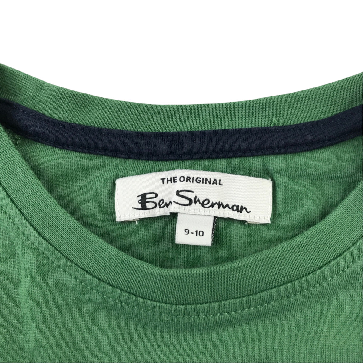 Ben Sherman 9-10 years green t-shirt cotton