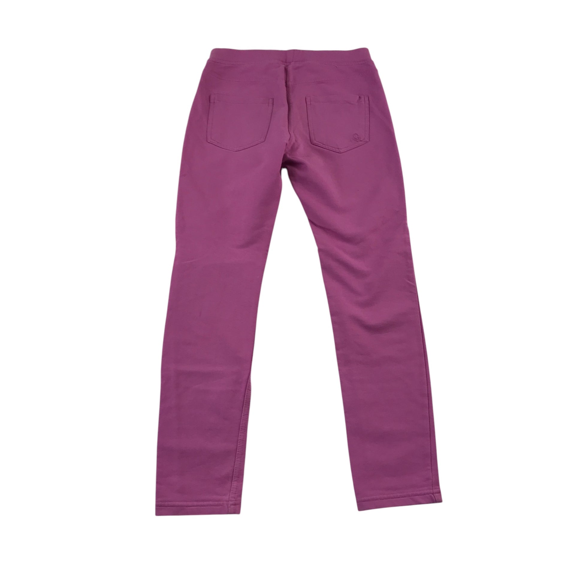 Benetton 8-9 years pink jeggings cotton elastane
