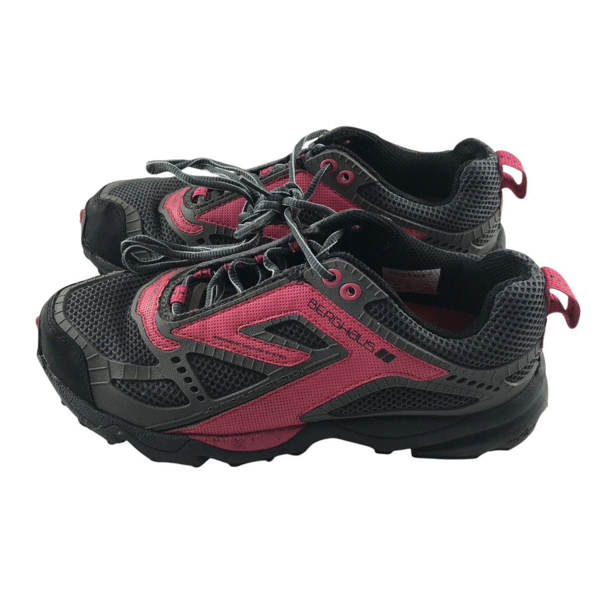 Berghaus size UK 5 dark grey and pink walking shoes