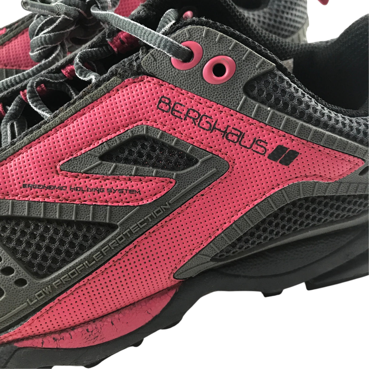 Berghaus size UK 5 dark grey and pink walking shoes