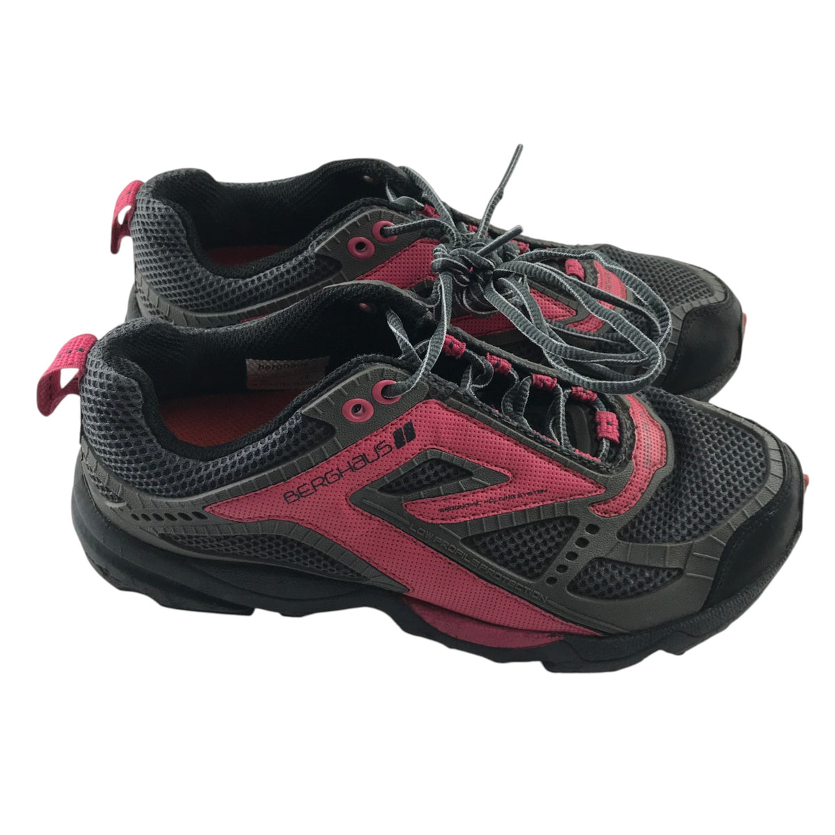 Berghaus size UK 5 dark grey and pink walking shoes