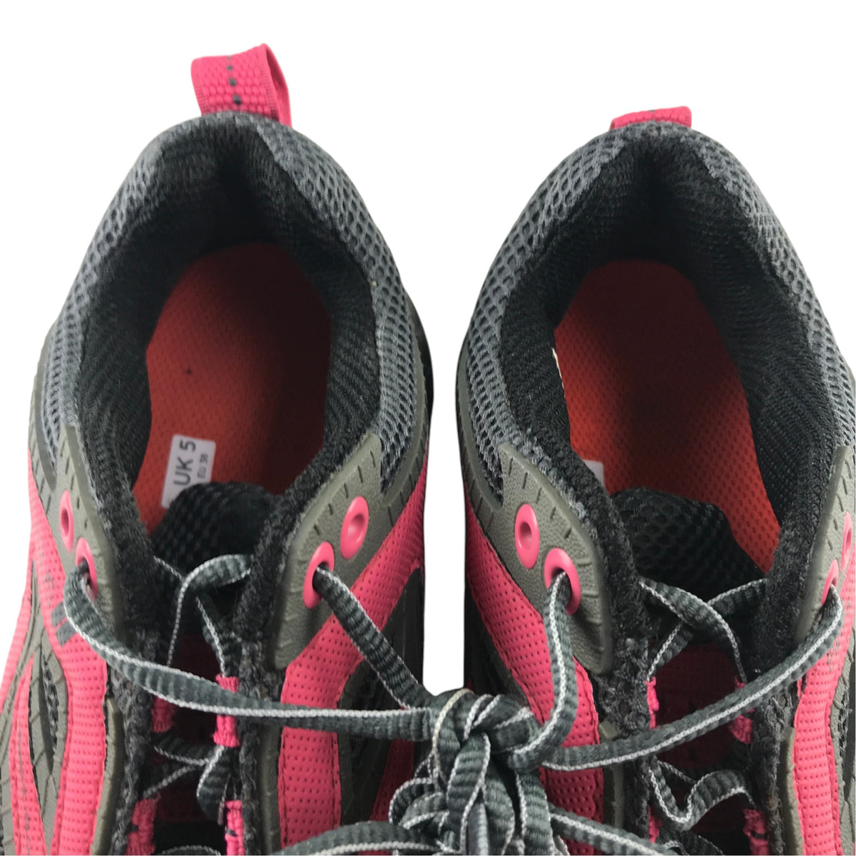 Berghaus size UK 5 dark grey and pink walking shoes