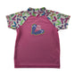 Blue Curl 6-7 years pink swim top flip flop nylon elastane