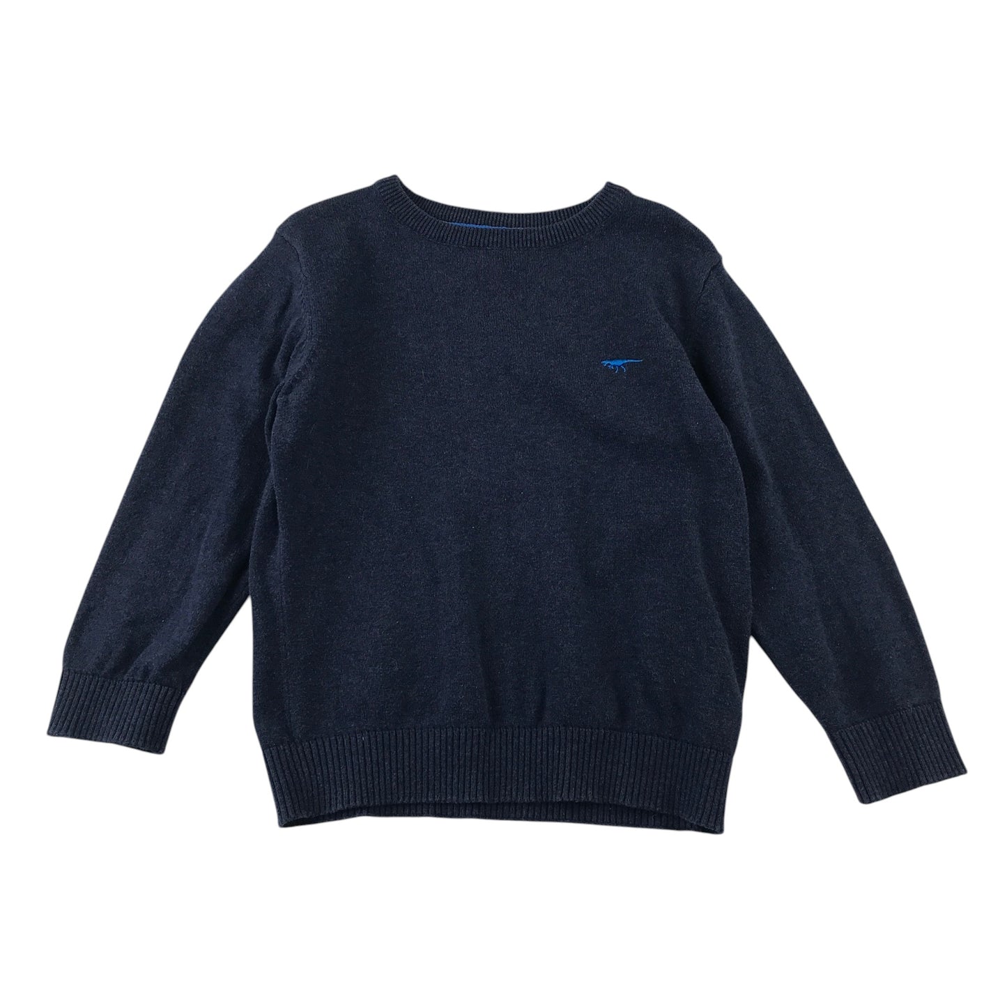 Bluezoo 6-7 years navy blue cotton jumper