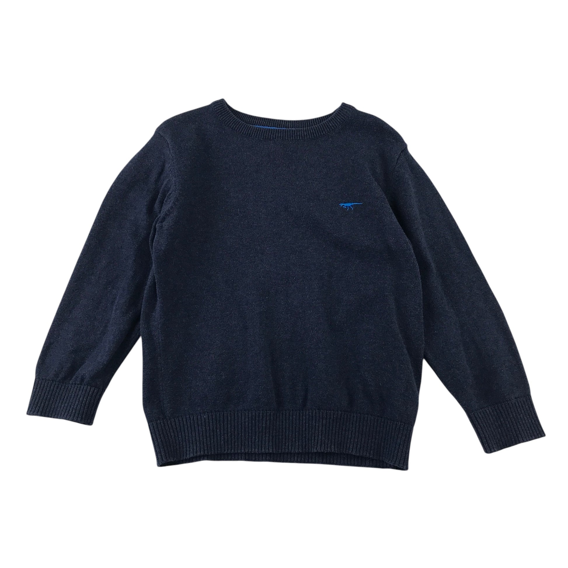 Bluezoo 6-7 years navy blue cotton jumper