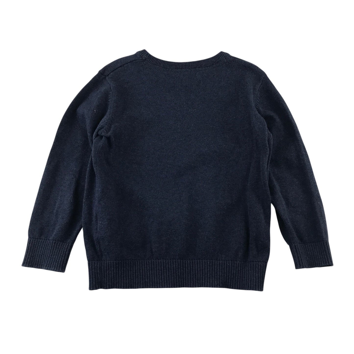Bluezoo 6-7 years navy blue cotton jumper