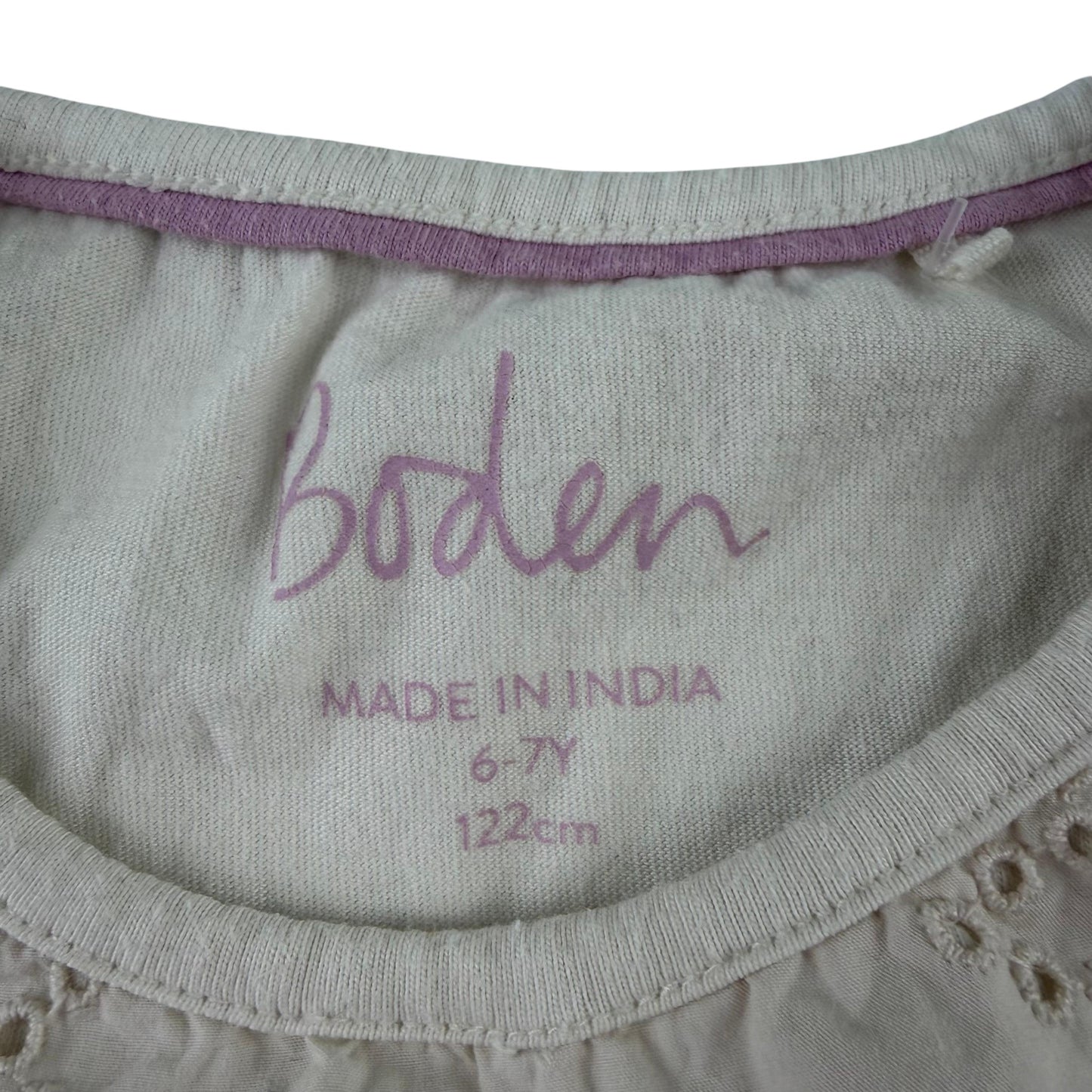 Boden 6-7 years cream blouse cotton