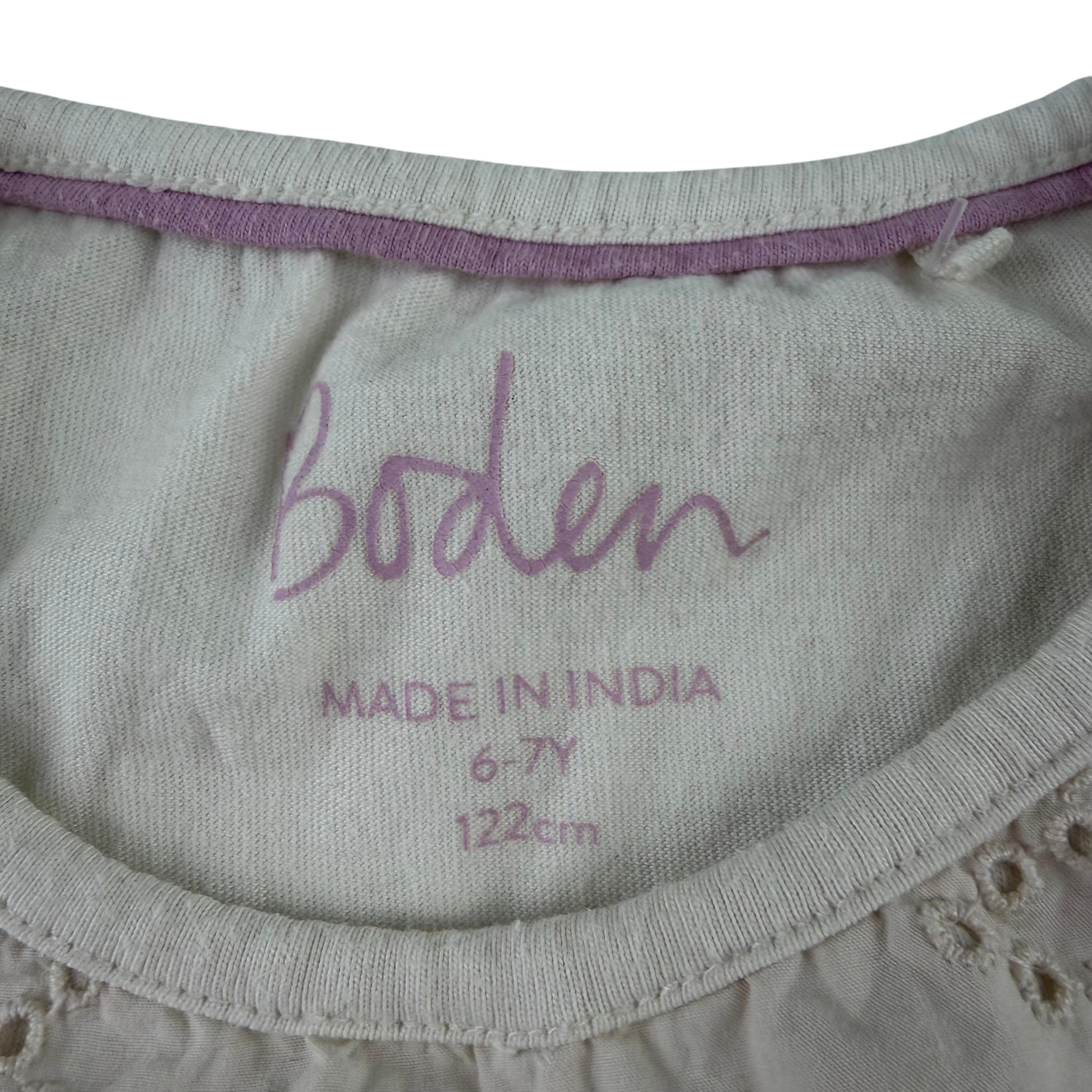Boden 6-7 years cream blouse cotton