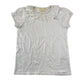 Boden 8-9 years white t-shirt embroidered lace style collar