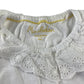 Boden 8-9 years white t-shirt embroidered lace style collar