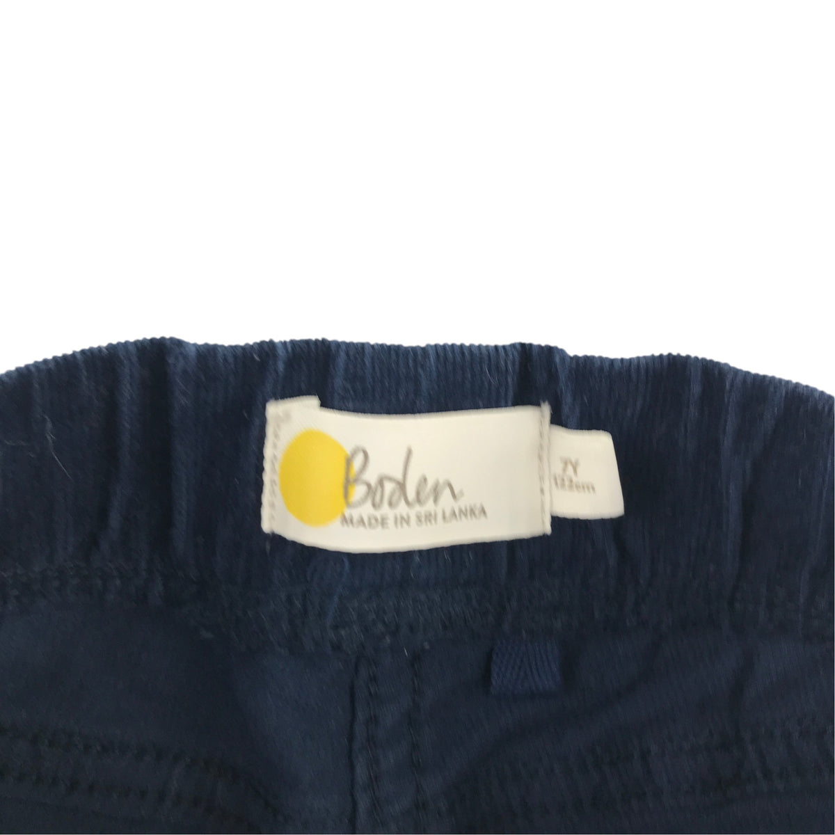 Boden 6-7 years navy blue corduroy jeggings cotton elastane
