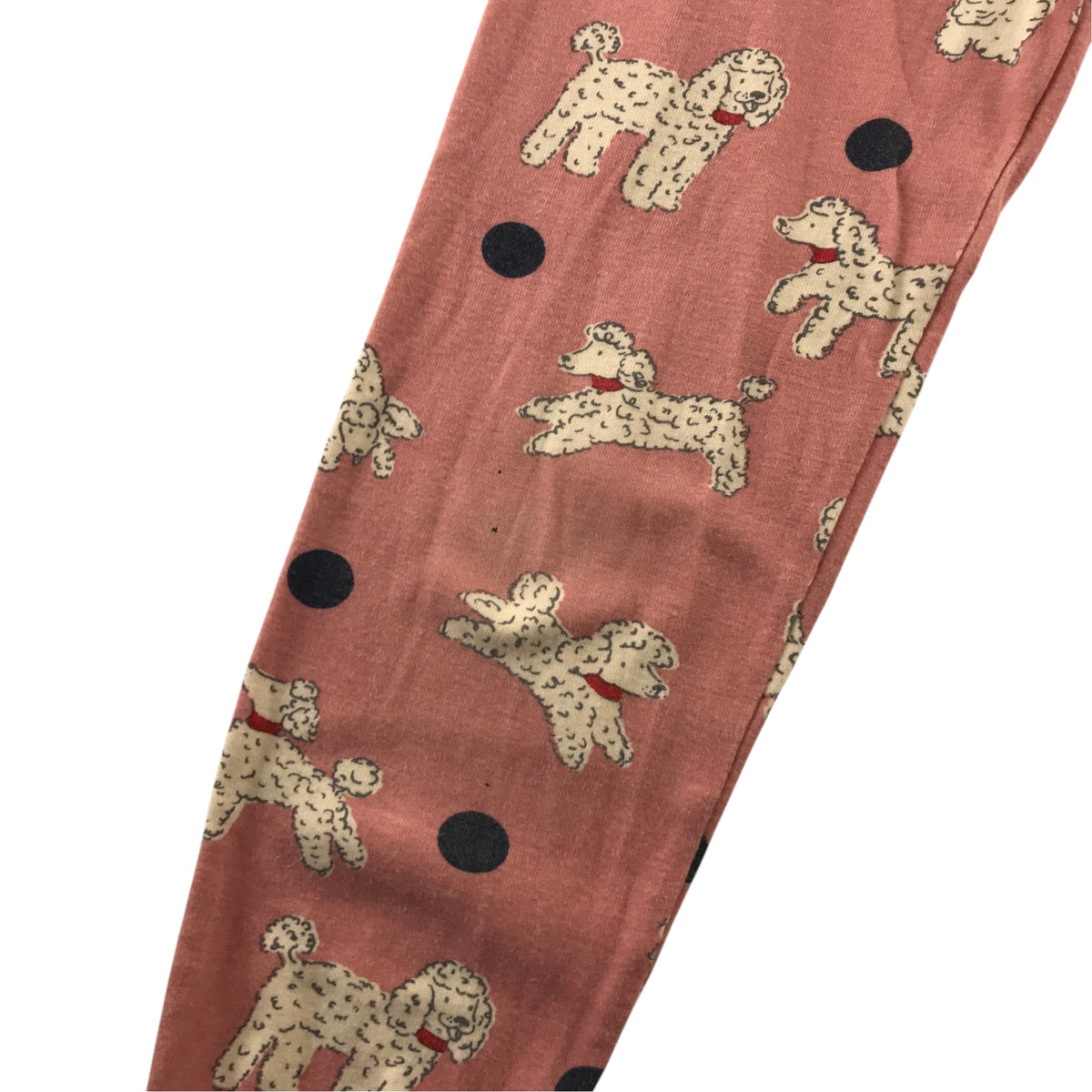 Boden 7-8 years pink pyjama set poodles cotton