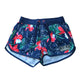 Bodyboards 5-6 years navy swim shorts floral polyester