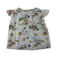 Bonpoint 5-6 years white floral blouse cotton