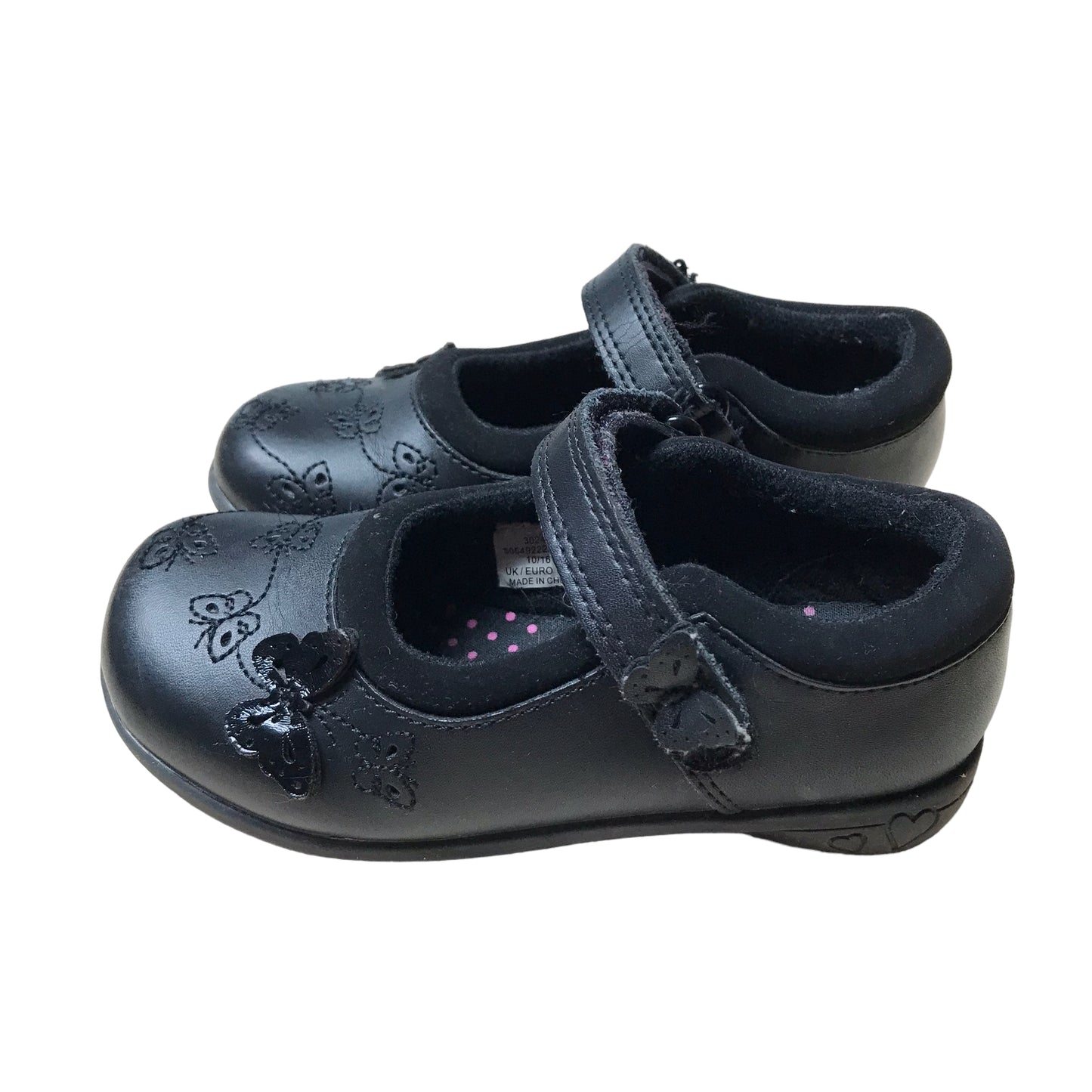 George Black Butterfly School Shoes Shoe Size 9 junior