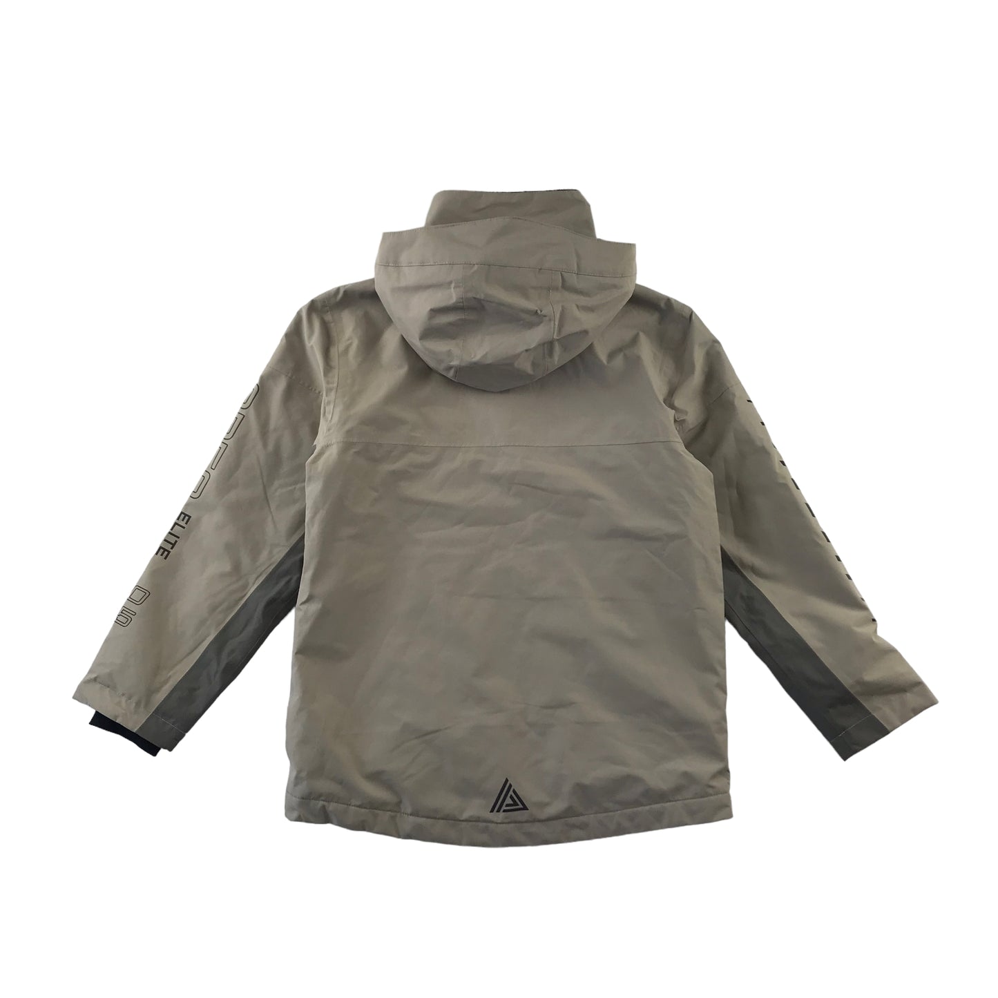 Next Jacket Age 9 Light Beige Fleece Lined Waterproof Windbreaker