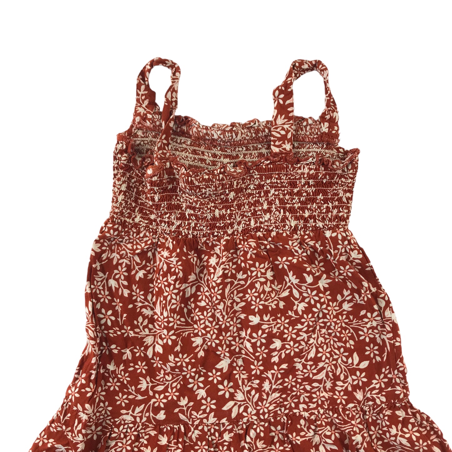 George Dress Age 4 Brown Floral Print Pattern