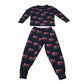 C&A 6 years dark blue pyjama set polyester