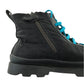 Camper size UK 5 black fashion boots with blue laces