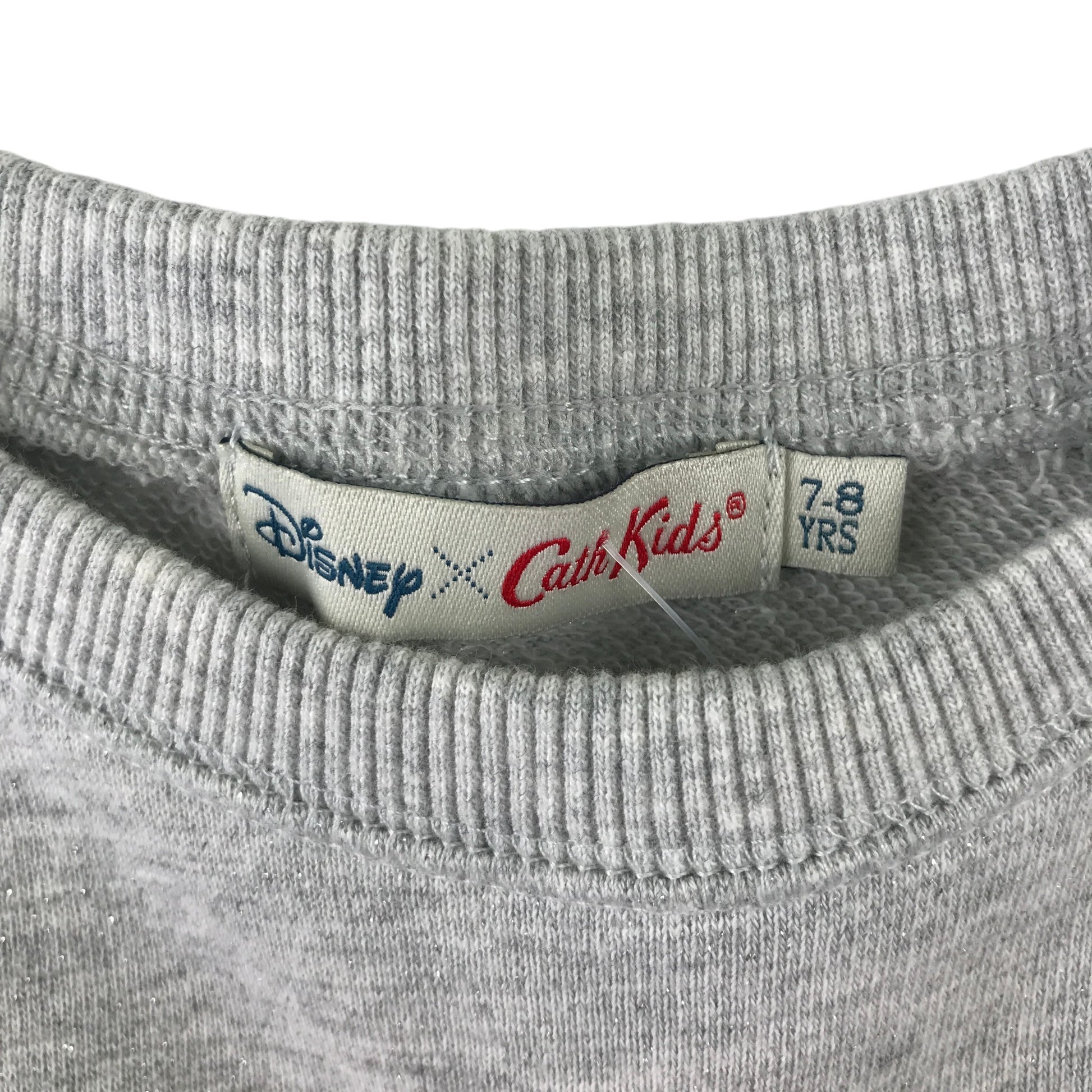 Cath Kids 7-8 years grey sweater sparkly Disney Bambi Thumper cotton polyester