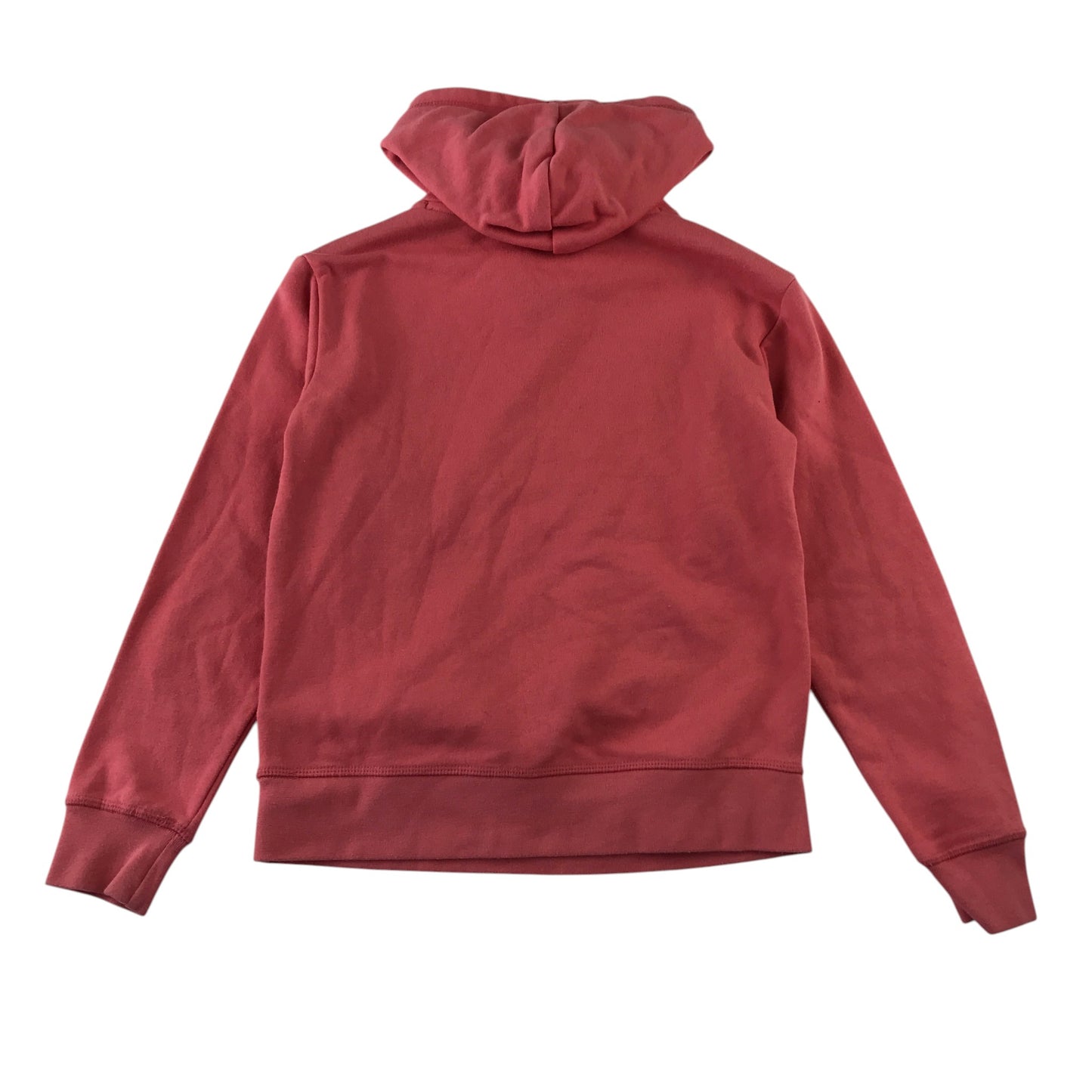 Champion 11-12 years hoodie coral red cotton polyester