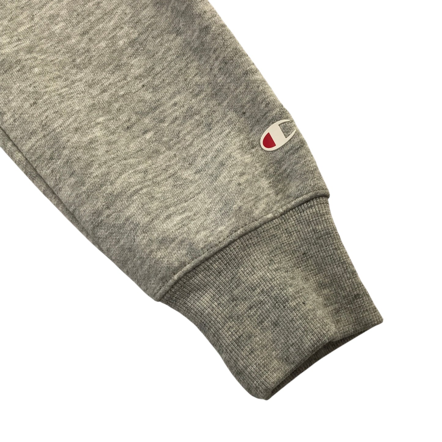 Champion size S grey hoodie full zipper cotton polyester