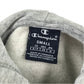 Champion size S grey hoodie full zipper cotton polyester