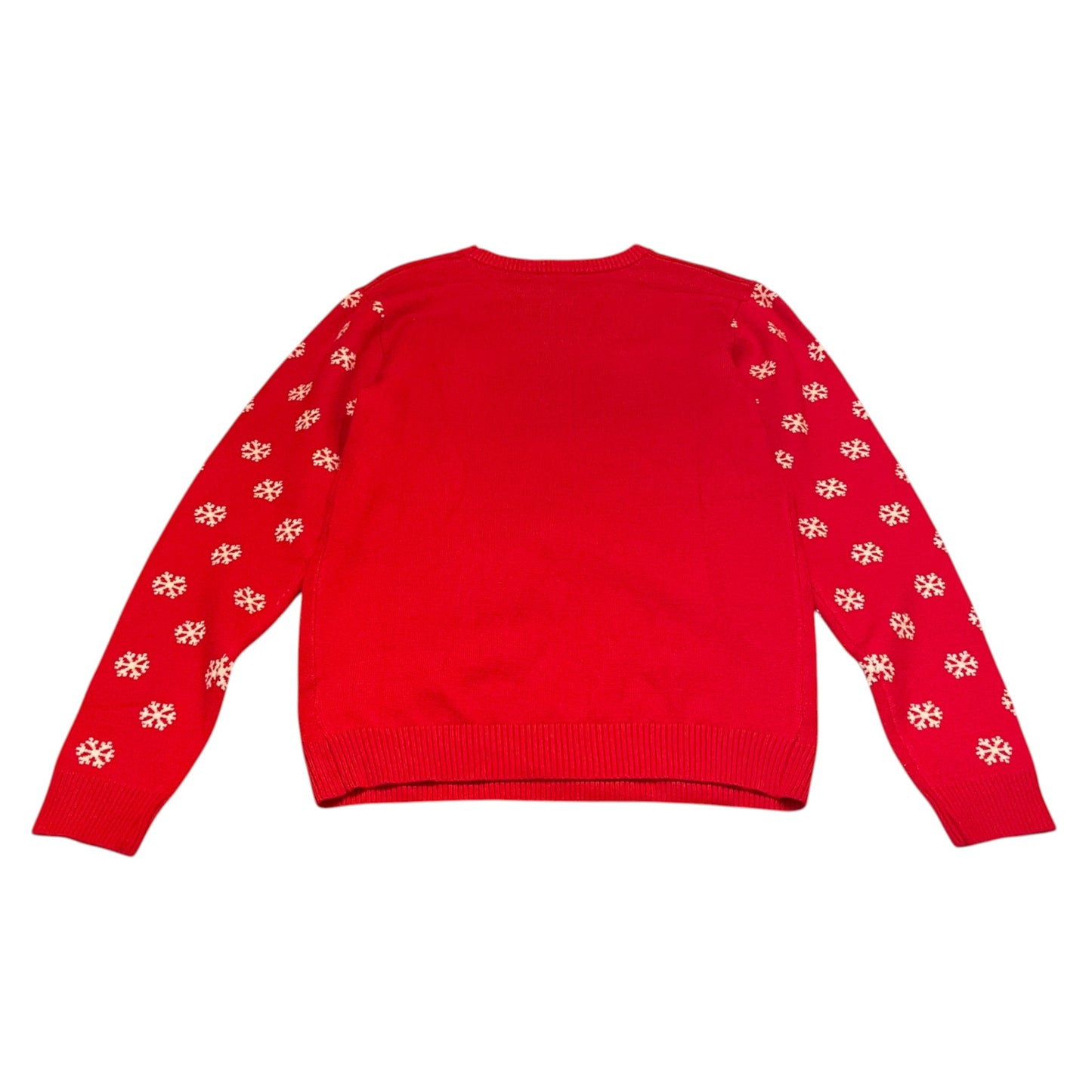 Christmas jumper 12-13 years red cool Rudolph viscose polyester nylon