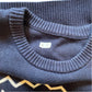 Christmas jumper 5-7 years navy blue knitted