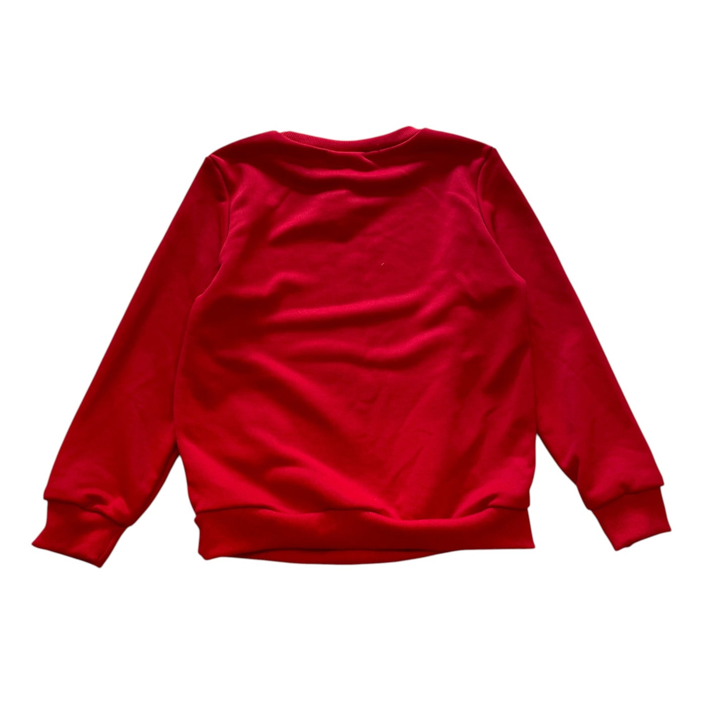 Christmas jumper 7-8 years red hot chocolate polyester