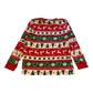 Christmas t-shirt 8-9 years red mix long sleeve cotton