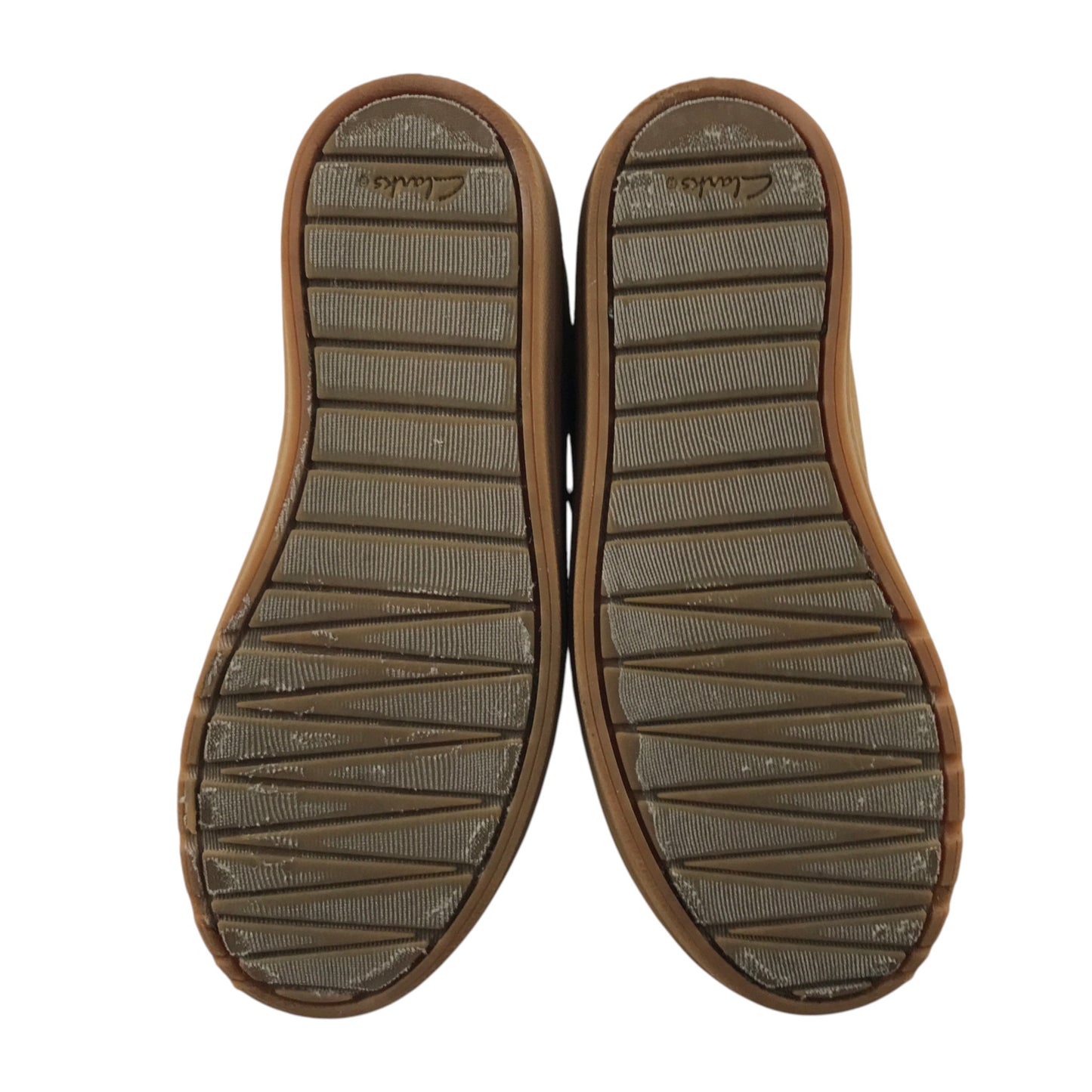 Clarks UK 11 jr brown shoes