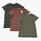 Tu Bundle 11-12 years black clay and green white stripy 3 pack set cotton