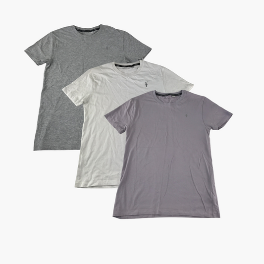 All Saints T-shirt bundle 12-13 years neutral colours  with embroidered logo short sleeve