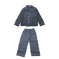 Belmont Blue and White Stripy Cotton Pyjama Set Age 5