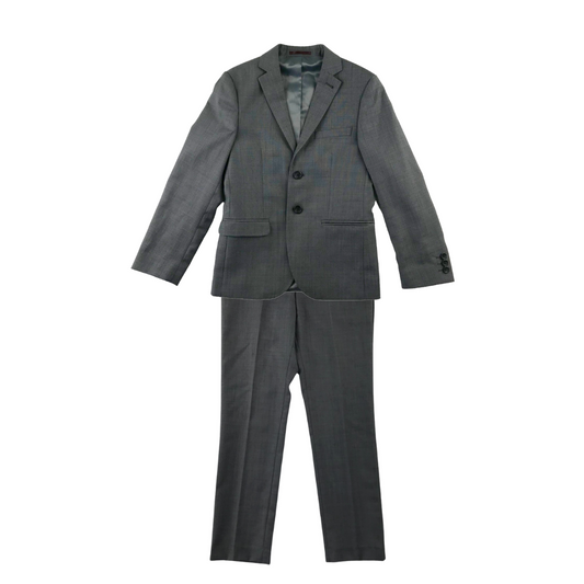 Next suit 10 years grey formal jacket and trousers wool mix