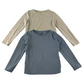 H&M t-shirt bundle 5-6 years long sleeve light blue and cream colours