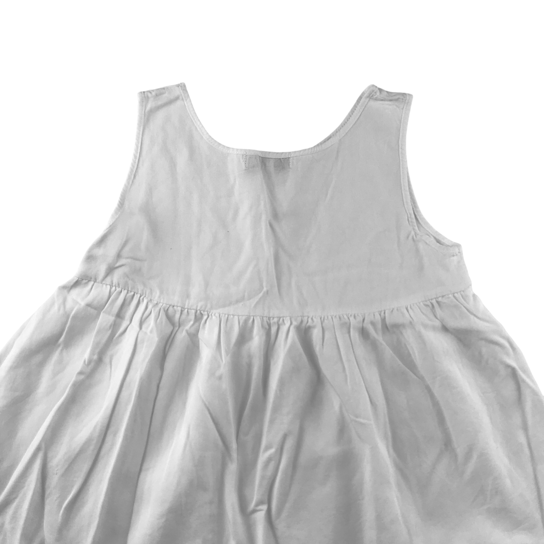 DKNY Top Age 8 White Flared Hem Slightly Cropped