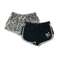 M&S Shorts Set Age 9 Black and White Graphic Print Jersey Cotton