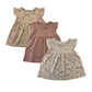 Tu Tops Bundle Age 5 Light Tan Brown and Beige Tones Butterfly Sleeve T-shirts Cotton