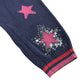 Crew Kids 10-11 years navy blue jumper pink sequin stars cotton acrylic