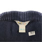 Crew Kids 10-11 years navy blue jumper pink sequin stars cotton acrylic