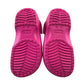 Crocs size UK 12 junior bright pink clogs