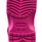 Crocs size UK 12 junior bright pink clogs