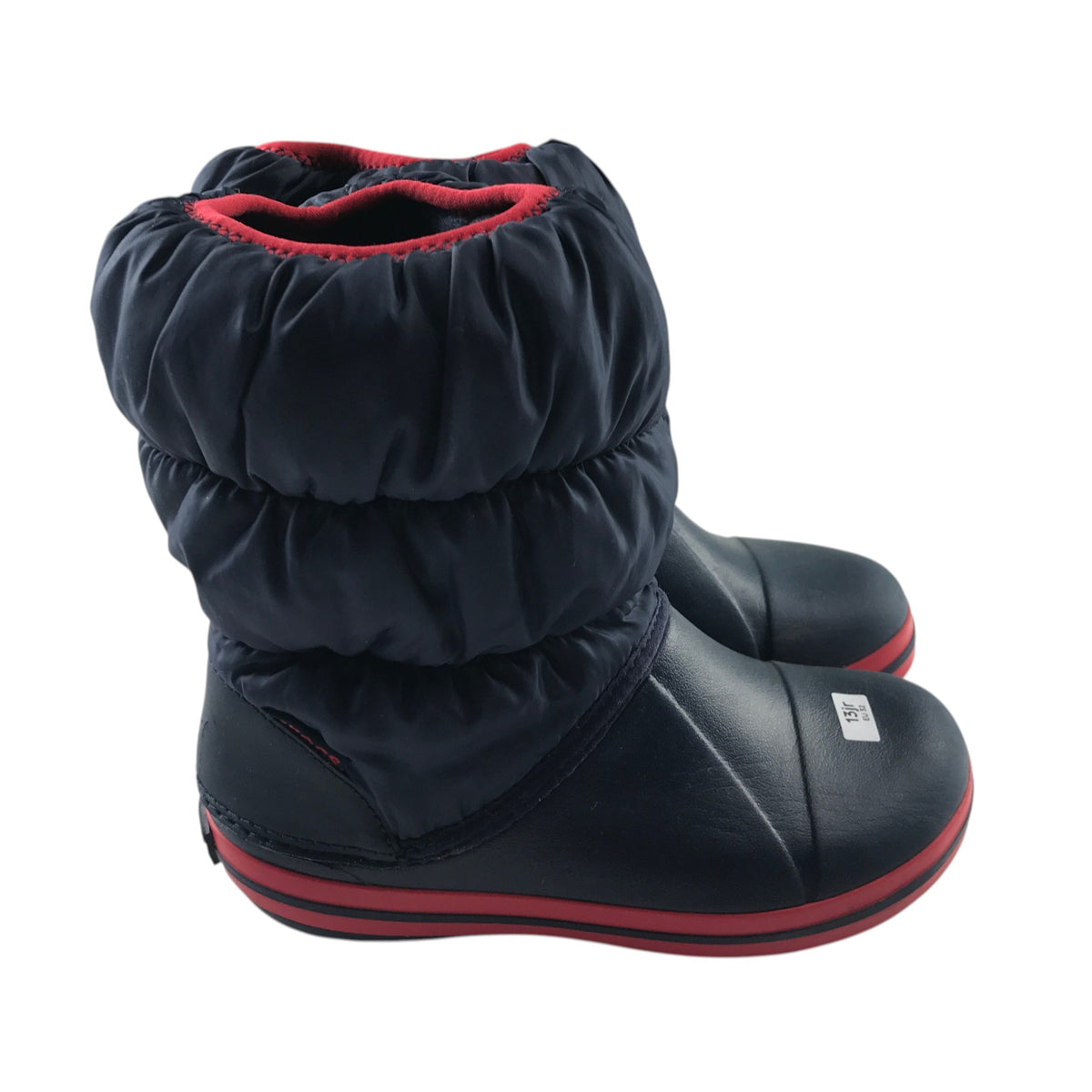 Crocs size UK 13 junior navy blue winter boots
