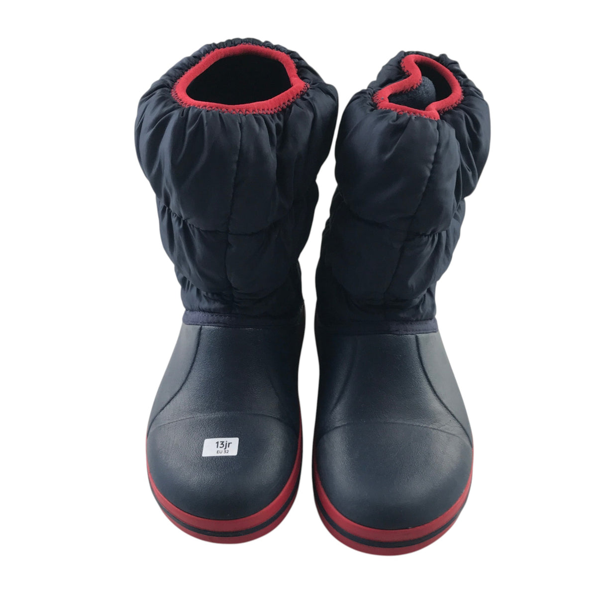 Crocs size UK 13 junior navy blue winter boots