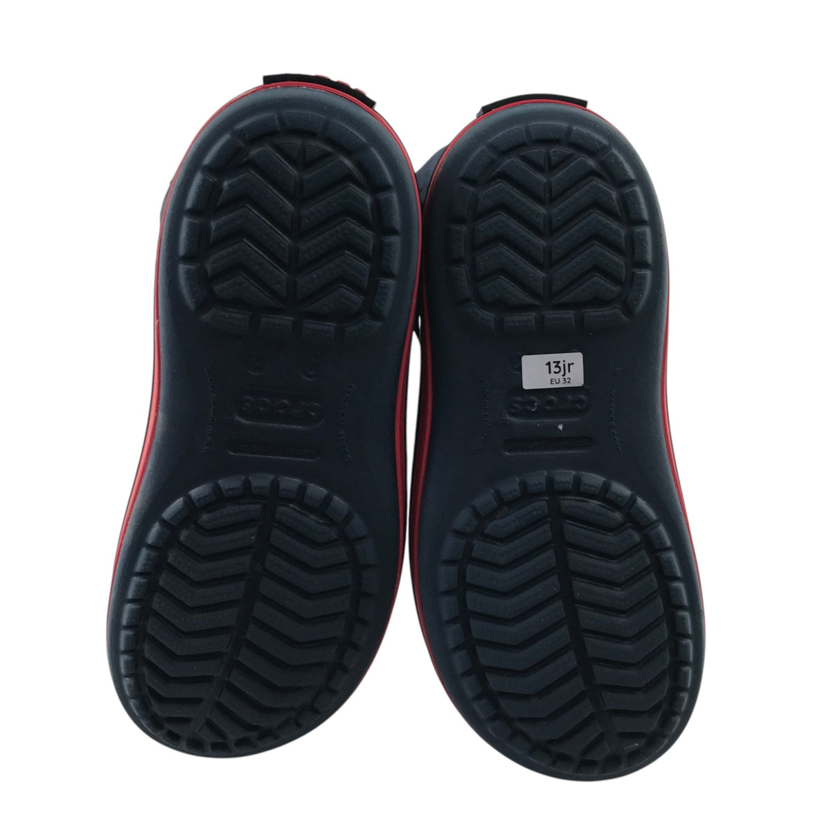 Crocs size UK 13 junior navy blue winter boots