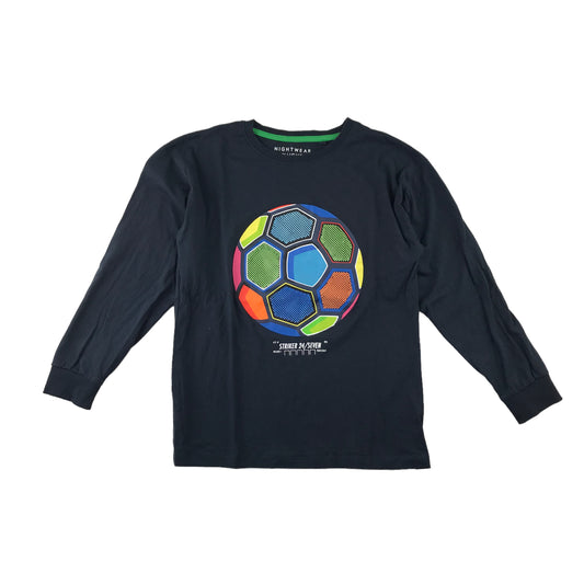 Next T-Shirt 10-11 Years Navy Sensory Football Graphic Tee