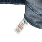Tu denim jacket 7-8 years years blue long sleeve with plant print cotton