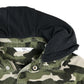 M&S denim jacket 13-14 years green camo long sleeve with black hood